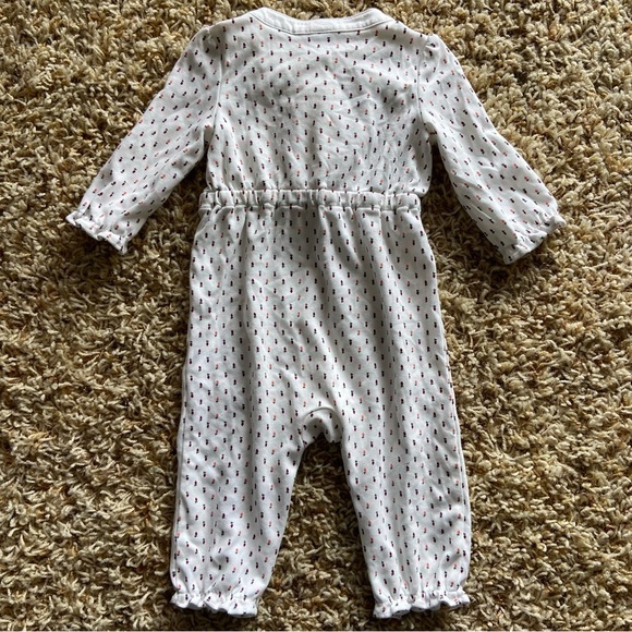 ✨3/$20 Janie and Jack floral ruffle one piece romper outfit - Picture 4 of 7